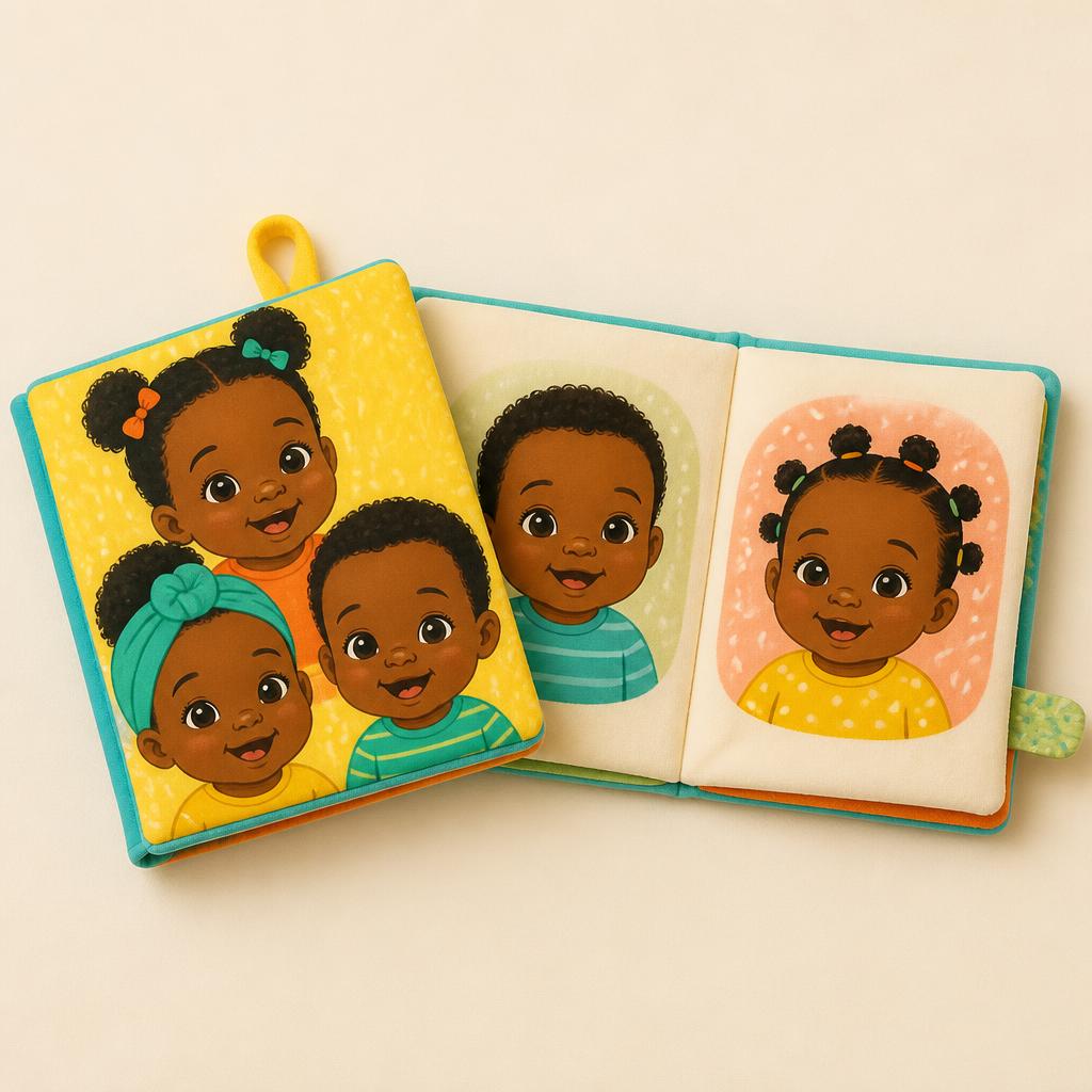 Cloth Book: Baby Faces of Africa — Books — Chikaro